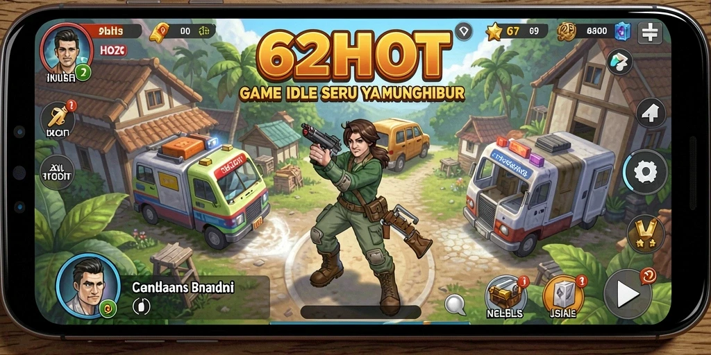 Screenshot gameplay <strong>62HOT</strong> menunjukkan aksi seru dalam permainan Idle.