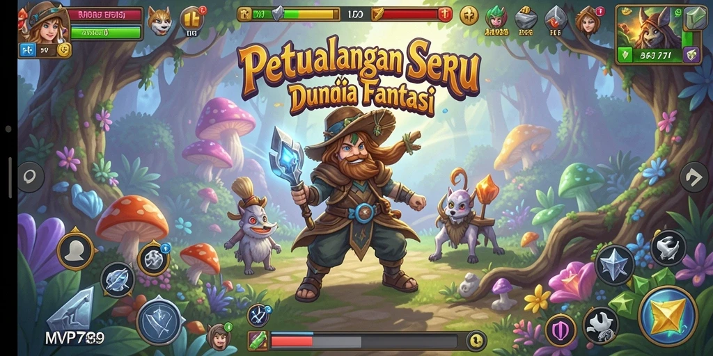 Tampilan gameplay seru di dunia petualangan MVP789.