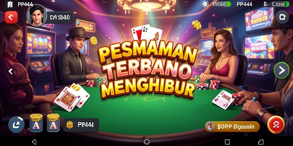 Screenshot gameplay PP444 yang menampilkan keseruan permainan Kasino.