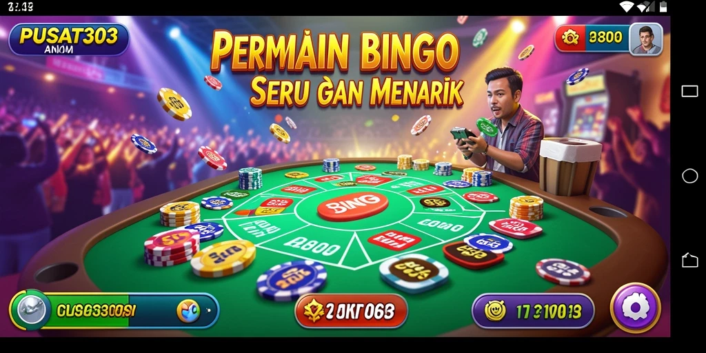 Gameplay seru PUSAT303 dengan berbagai mode Bingo.