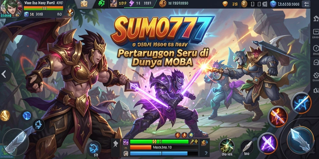 Tampilan seru pertarungan tim di <strong>SUMO777</strong> dengan karakter beragam.