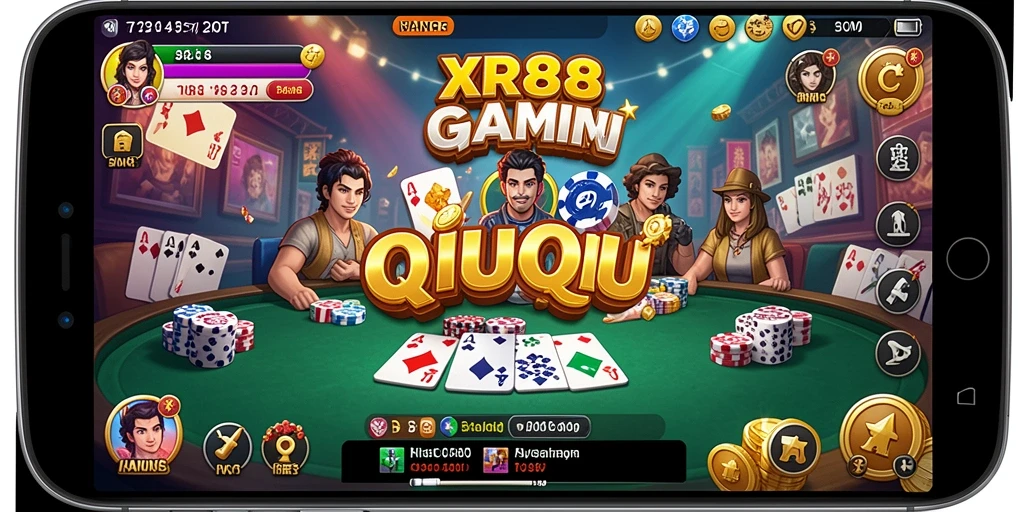 Tampilan gameplay seru dari game QiuQiu XR88.